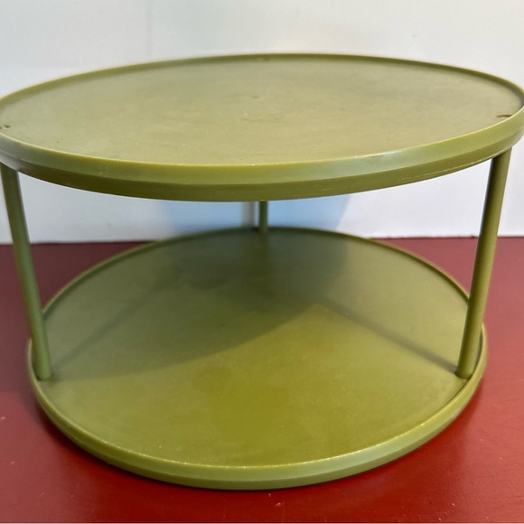 Rubbermaid Other - Vintage Rubbermaid Avocado Green 2-Tier Lazy Susan Turntable Spice Rack Pantry